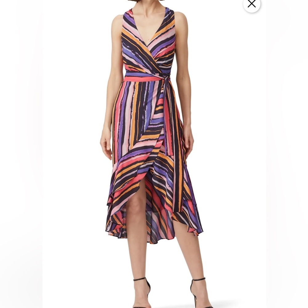 Great Jones Vibrant Orchid Wrap Dress- Medium